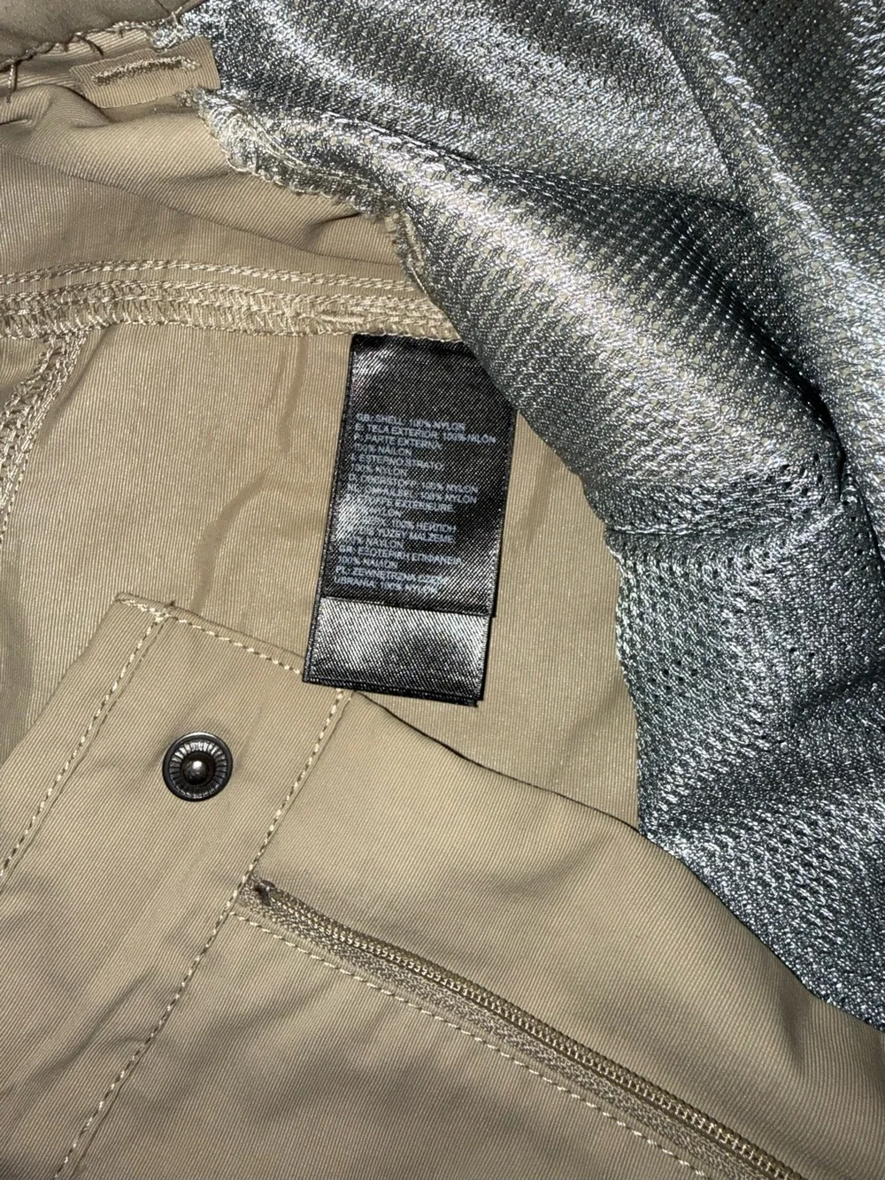 The North Face Men’s Convertible Hiking Cargo Pants Tan Khaki Gorpcore Sz 34